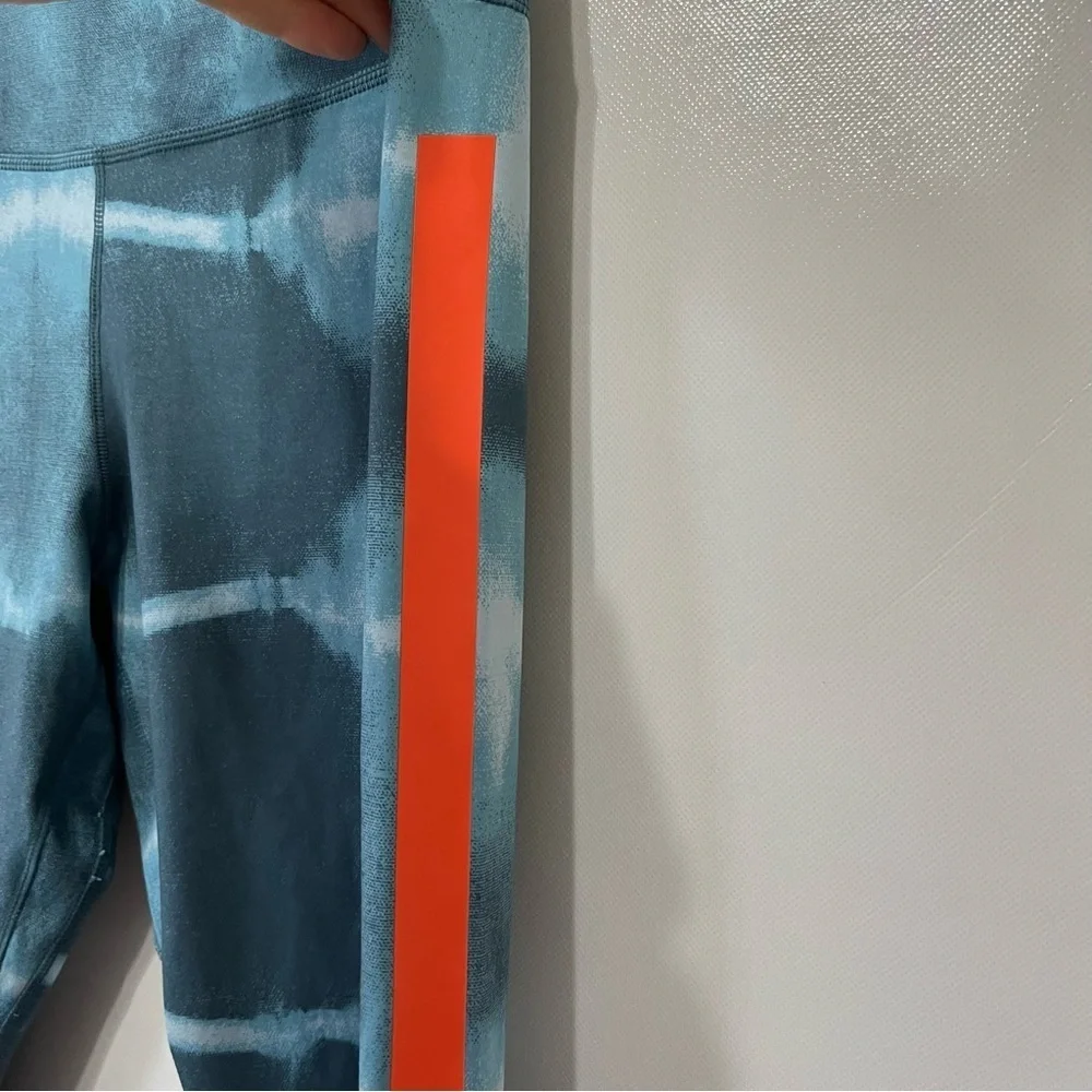 Nike Dri-Fit One Luxe Tie Dye Blue Orange Leggings